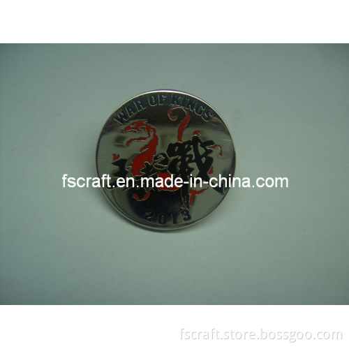Copper Lapel Pins for Online Game Match with Custom Logo